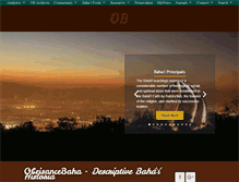 Tablet Screenshot of obeisancebaha.org